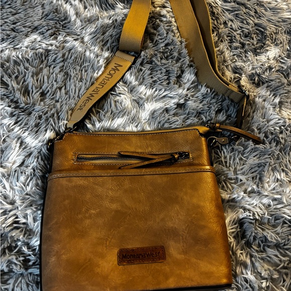Brown Crossbody Bag Montana West - Picture 1 of 5